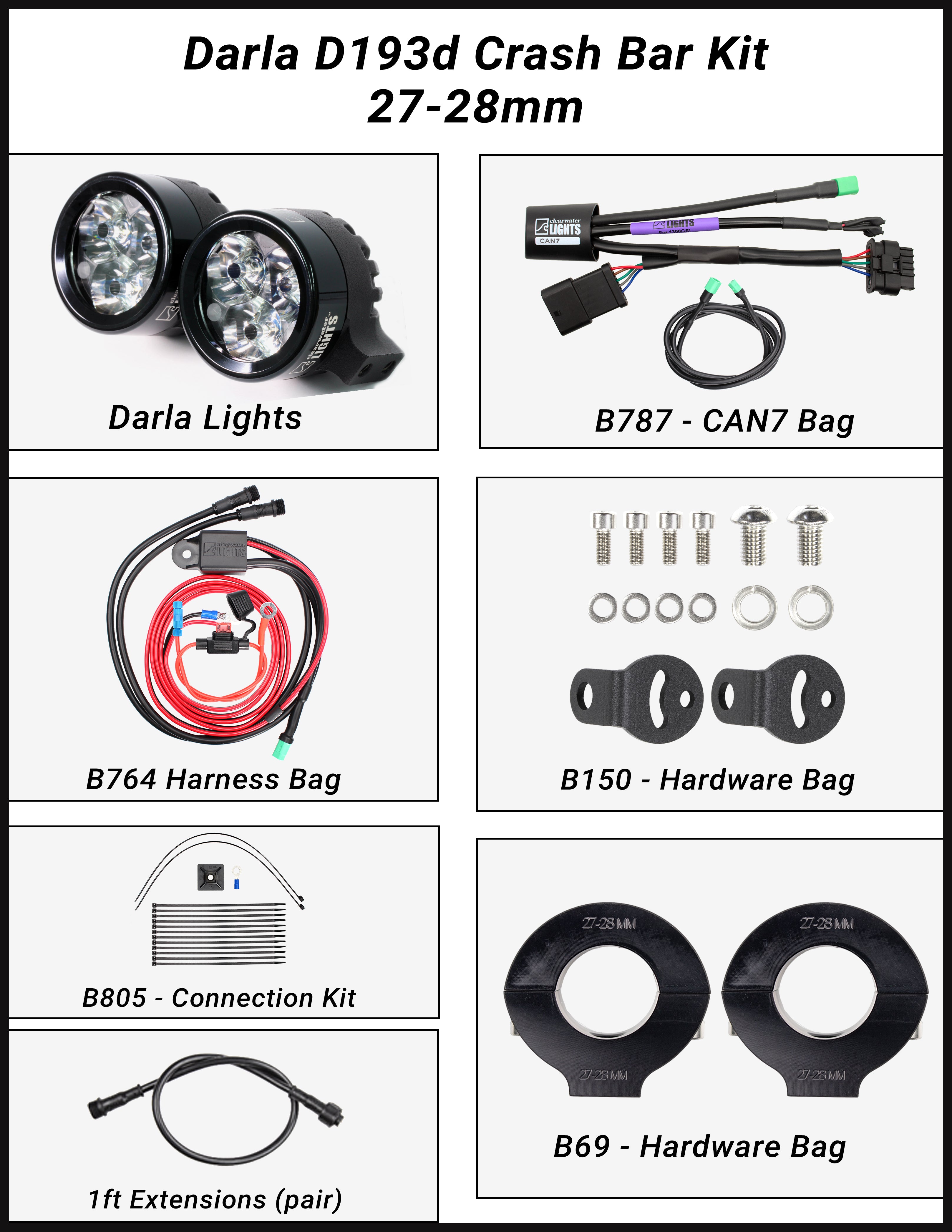 R1300GS 純正　LEDライト Darla (BMW R1300GS) LED Lights