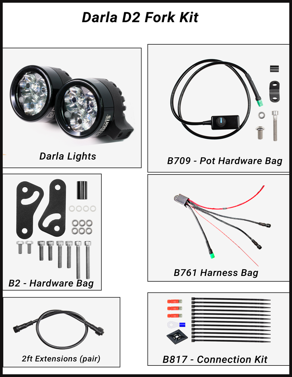 Clearwater Lights Darla D2 Universal Kit