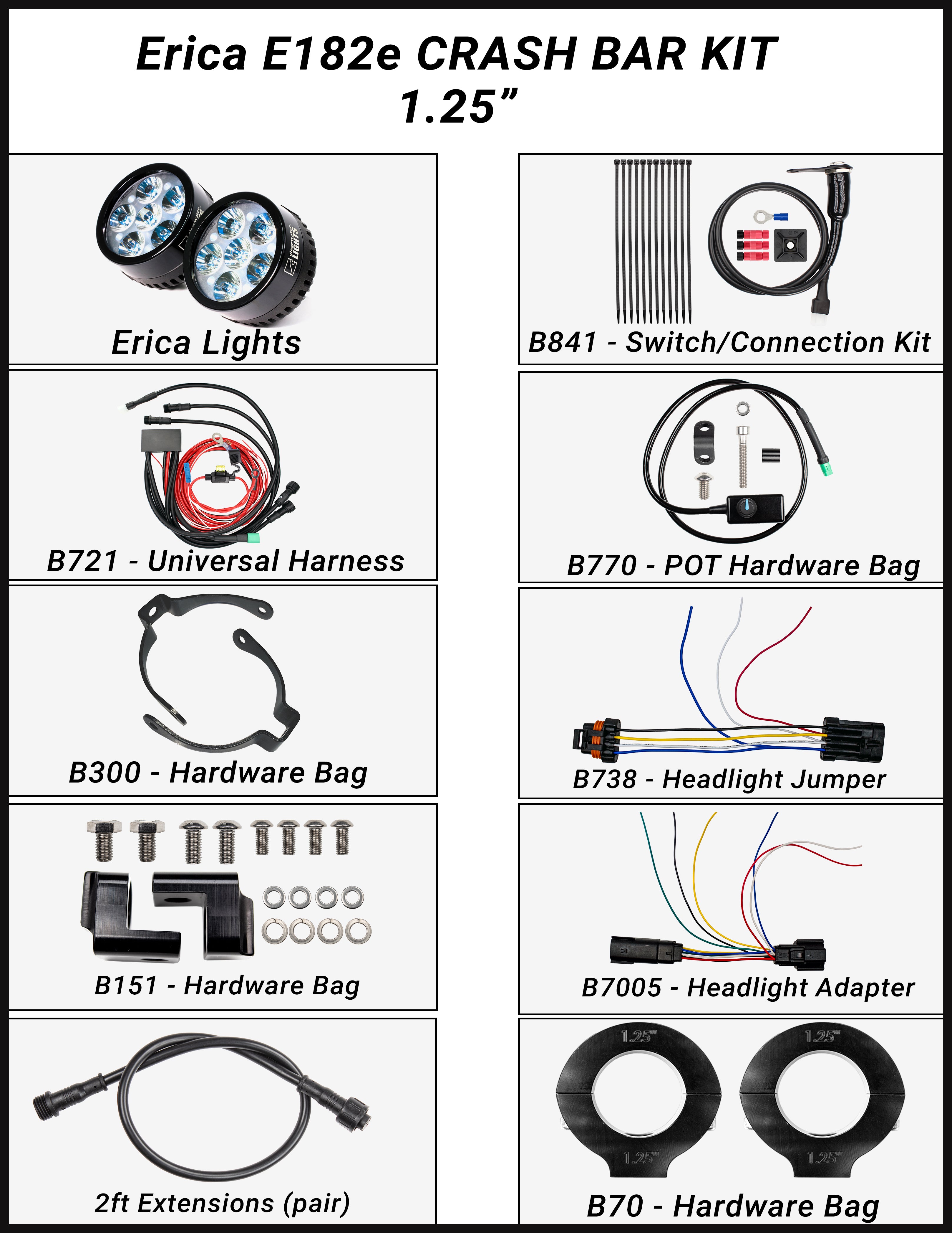 Erica (Road Glide) LED Lights