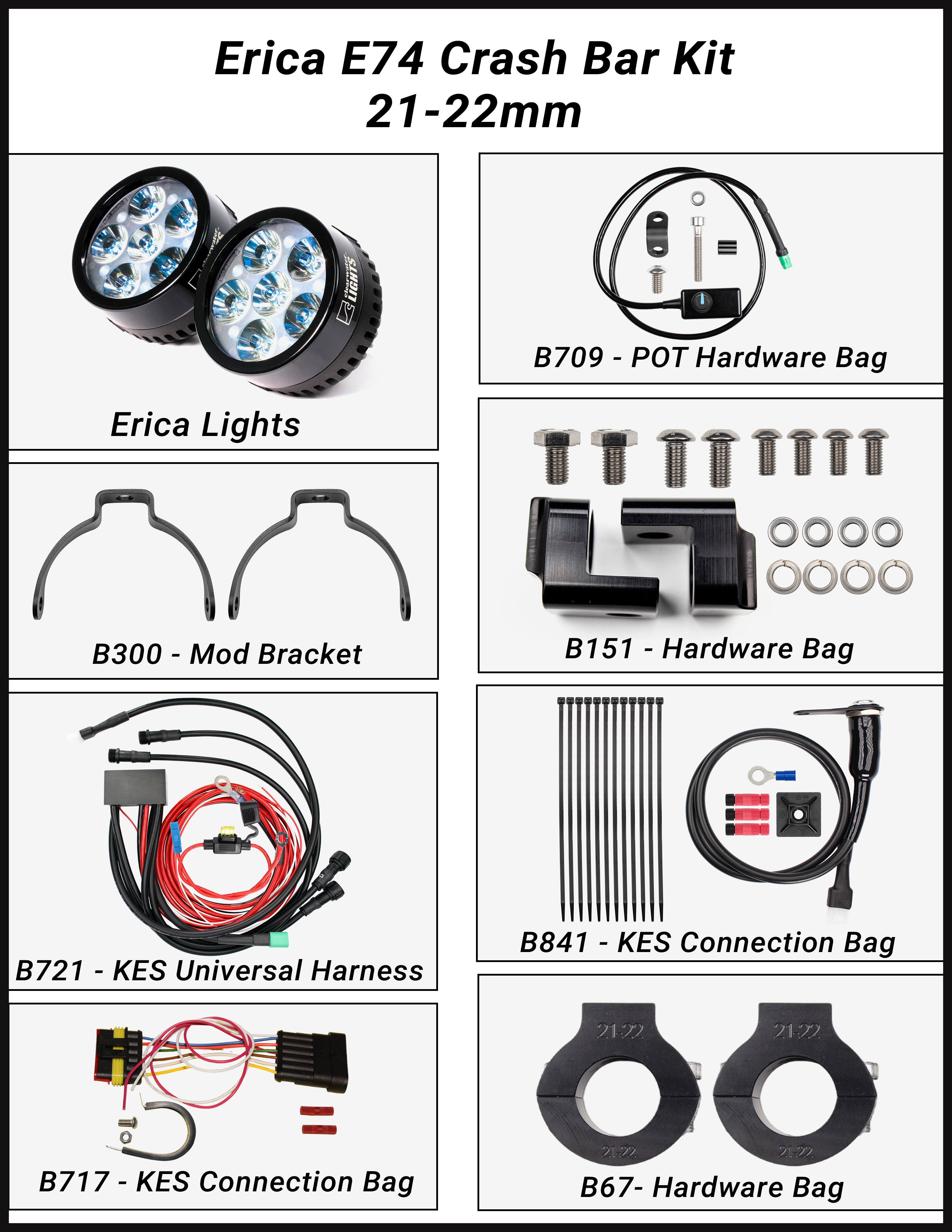 Erica (KTM 1290 SA) (2015-up) LED Lights