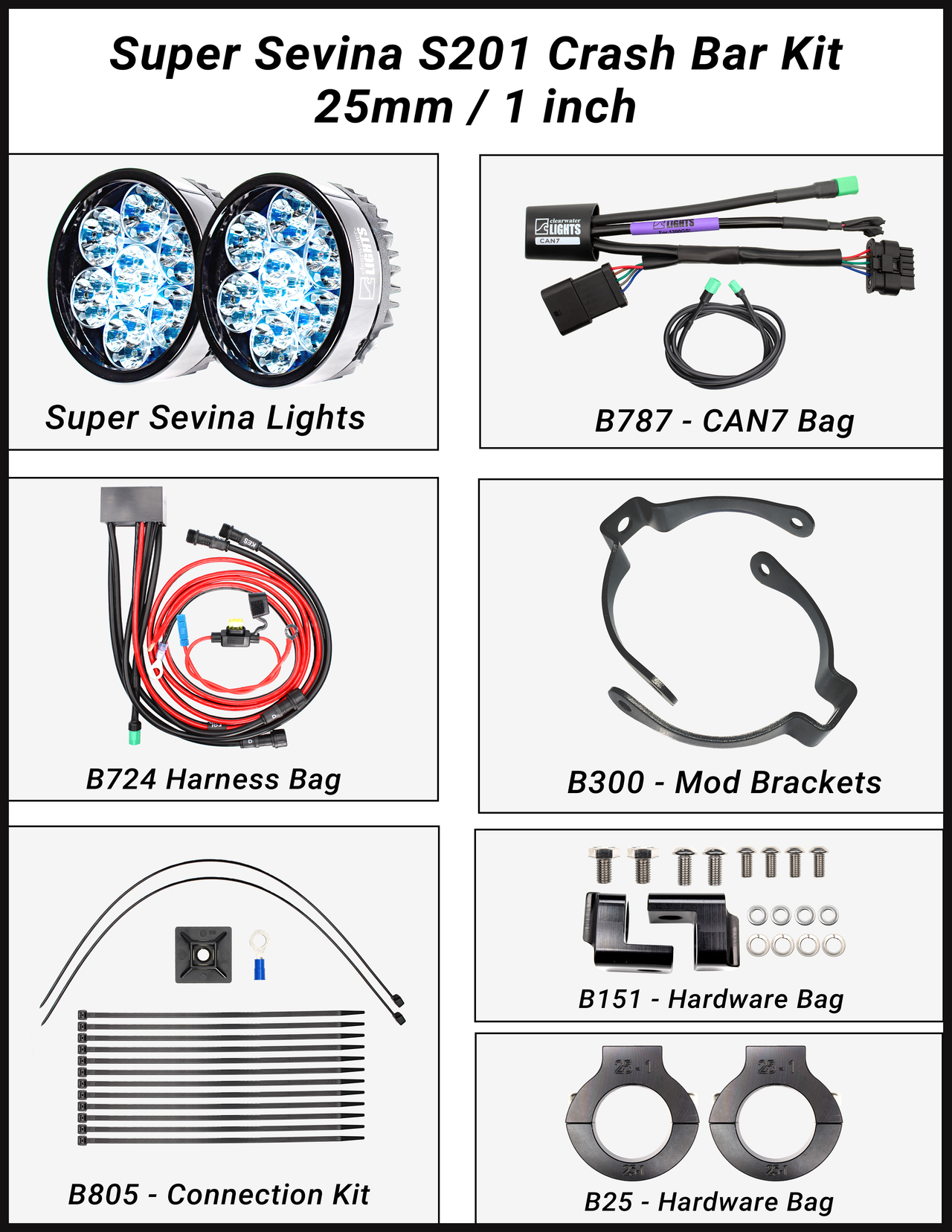 Super Sevina (BMW R12) (2024-up) LED Lights