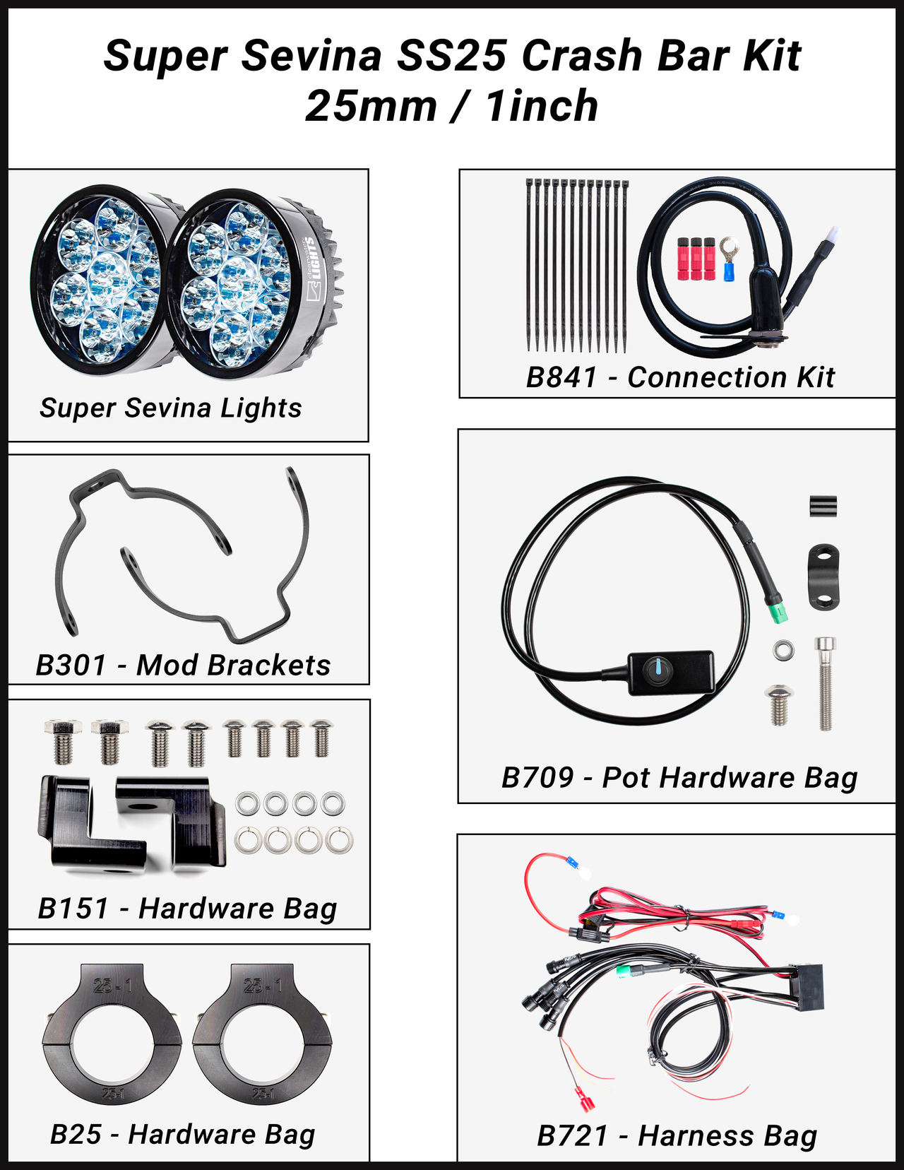Super Sevina Universal LED Light Kit