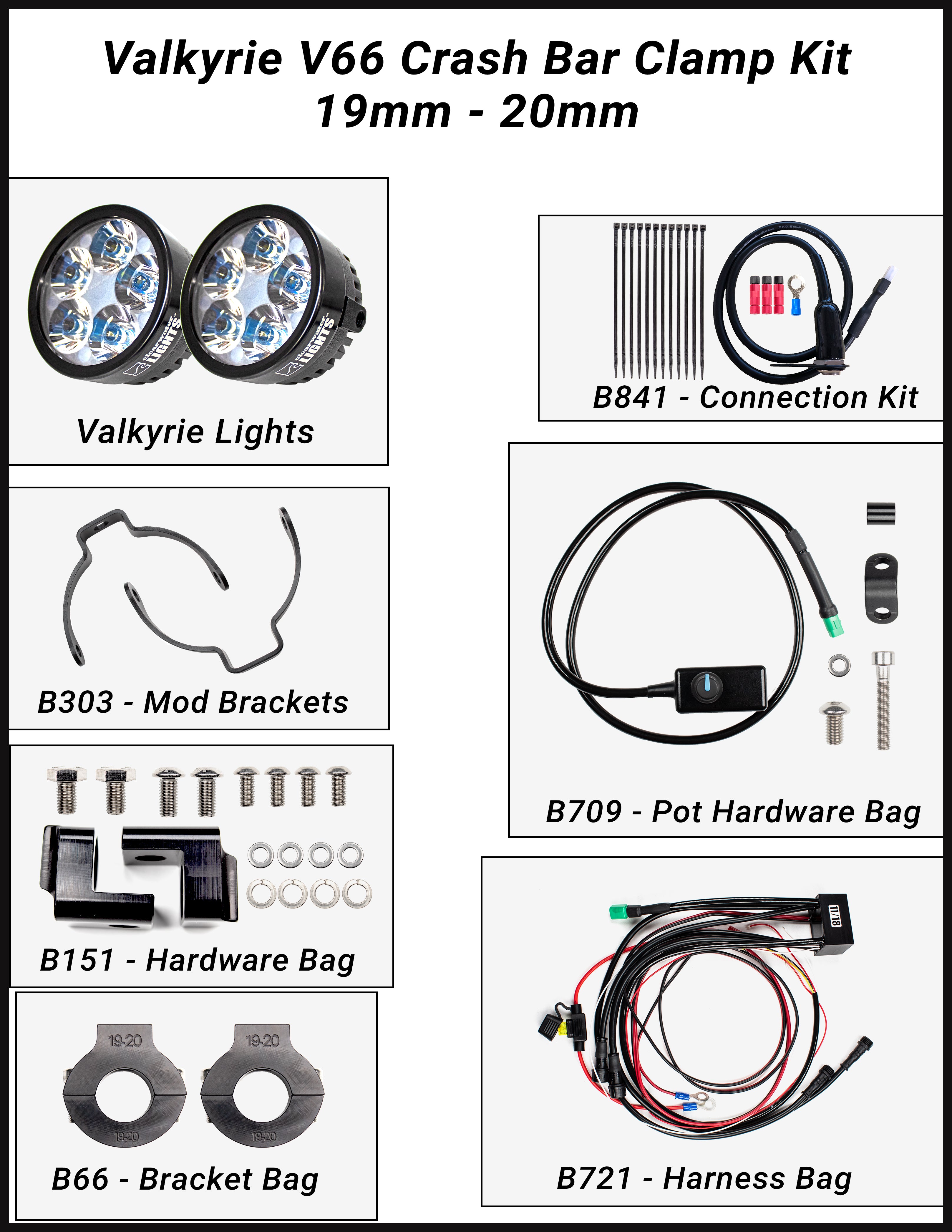 Valkyrie (Suzuki V-Strom 800DE) (2023+) LED Lights