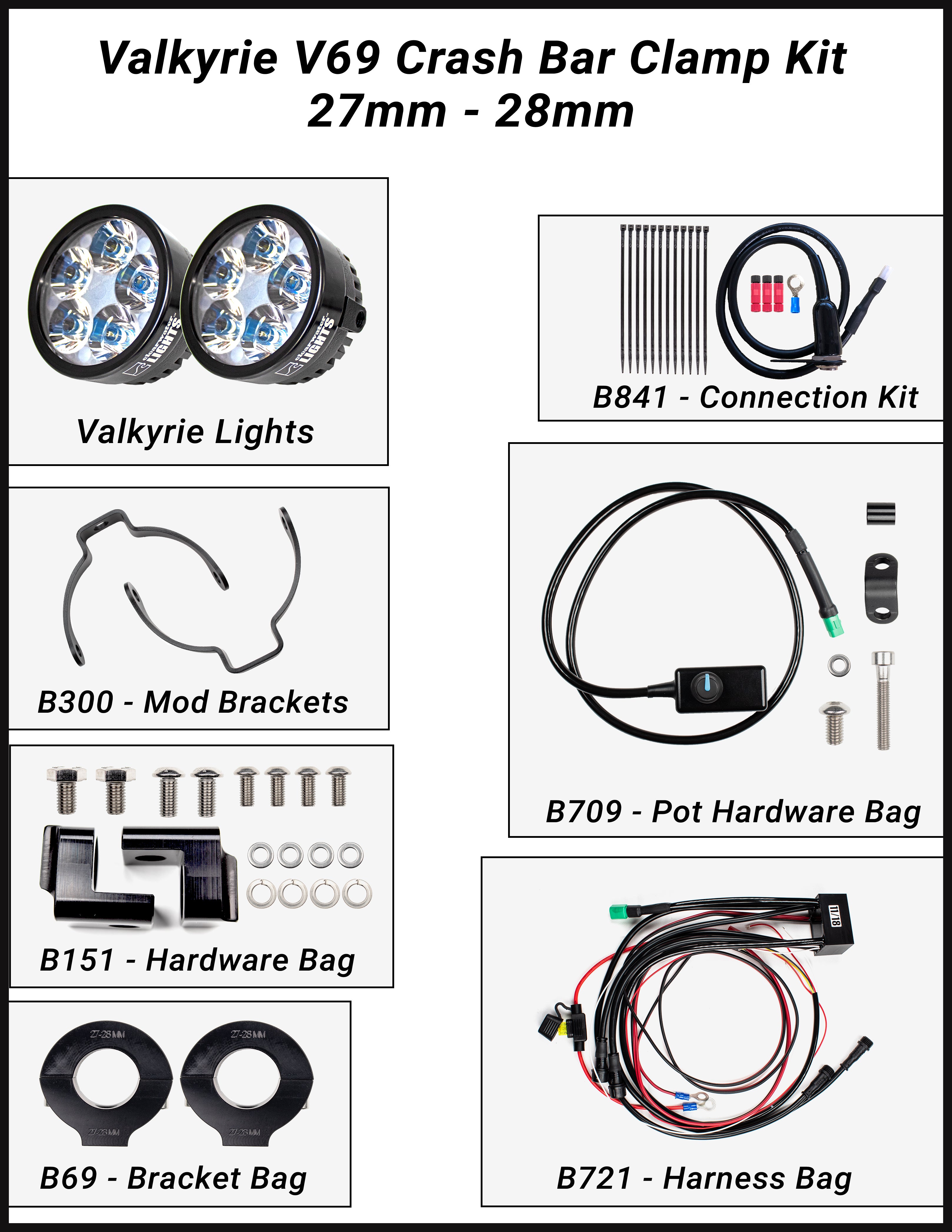L-Style クリスタルワン Valkyrie Valkyrie Universal LED Light Kit