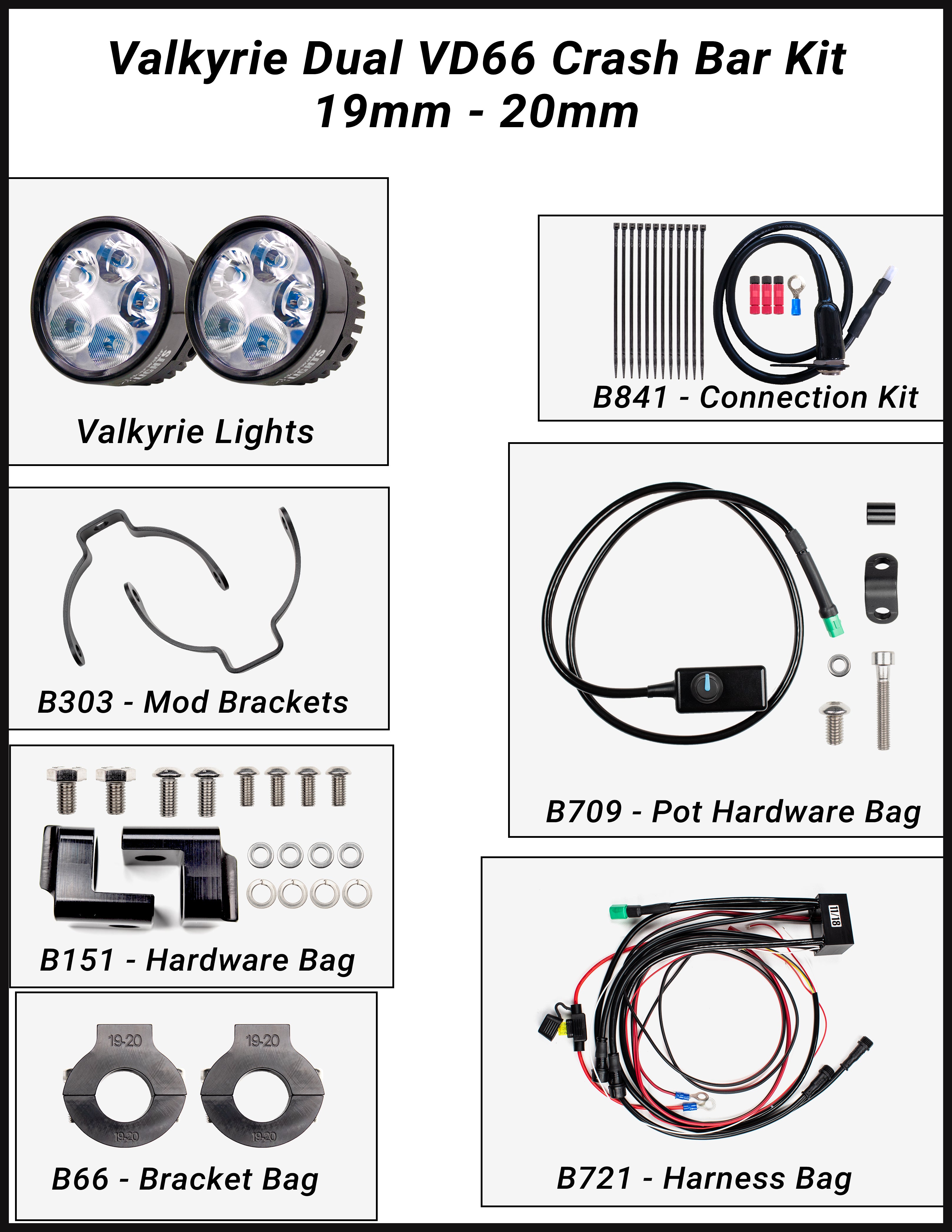 Valkyrie (Suzuki V-Strom 800DE) (2023+) LED Lights