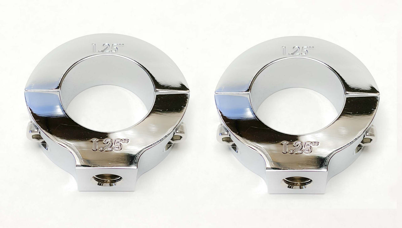 B26/B36 - 1.25" Chrome Clamp (Pair)
