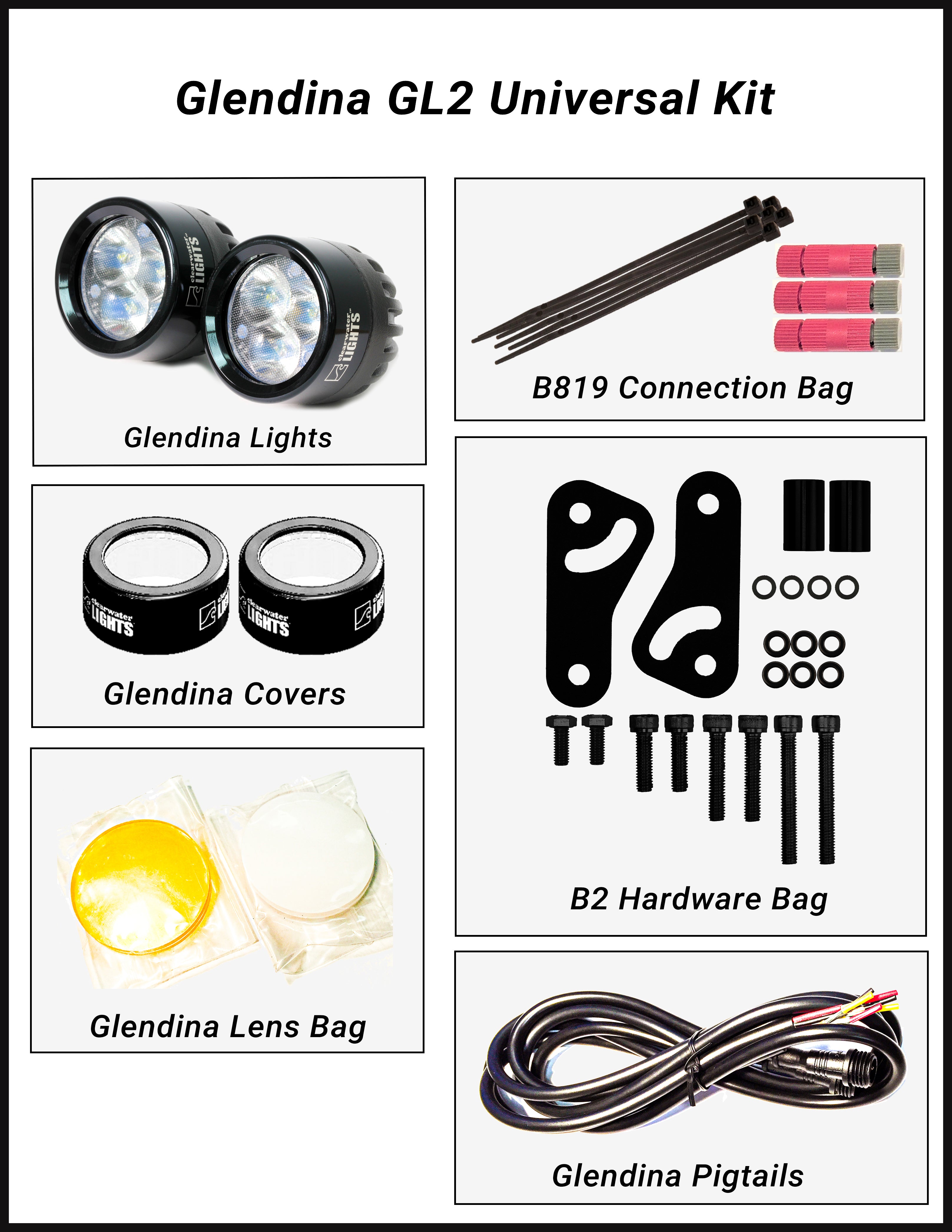 Glendina Universal LED Light Kit